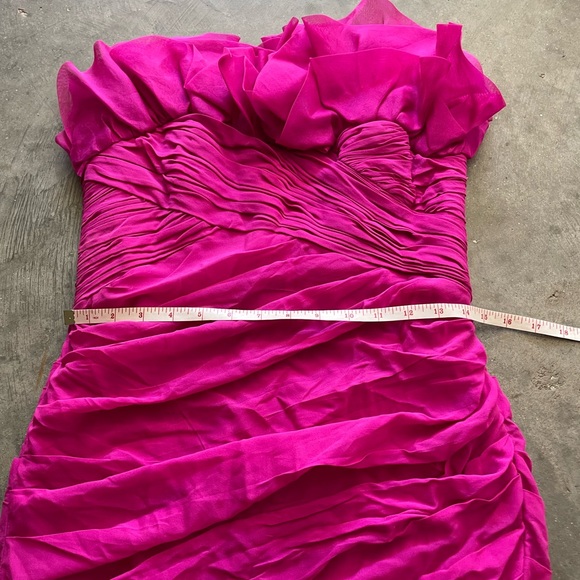 Vintage MARCHESA Notte Silk Mini Cocktail Dress - Picture 5 of 10